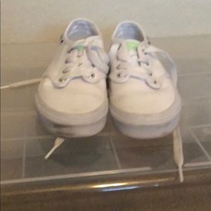 Girls white vans